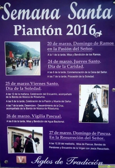 Semana Santa en Piantón 2016 Piantón